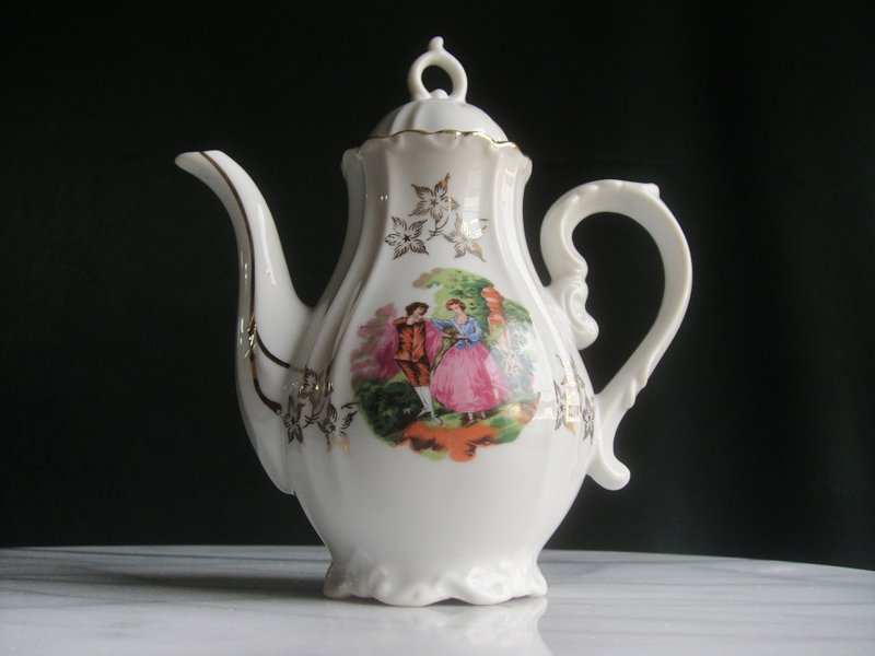 【老時光 OLD-TIME】早期歐美古典精美茶壺 - 擺飾/家飾品 - 其他材質 