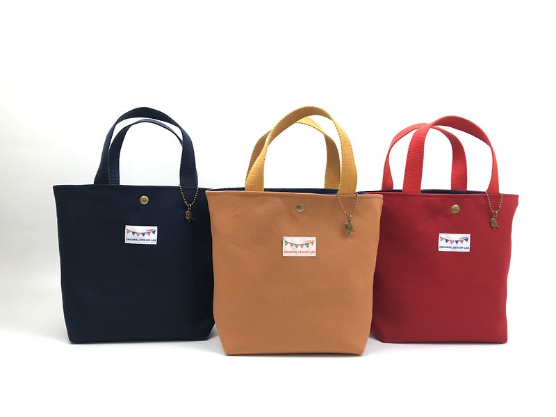 วัสดุอื่นๆ กระเป๋าถือ - | •R• | Palette tote bag/lunch bag/universal bag | Magnetic button type | Multi-color options
