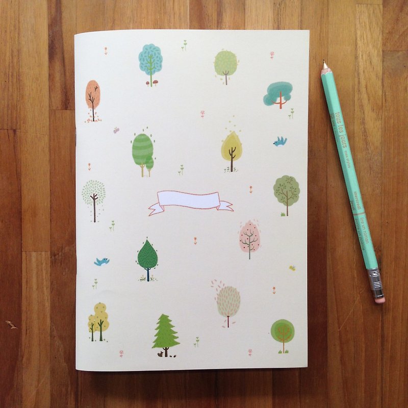 Blank notebook - small forest - Notebooks & Journals - Paper 