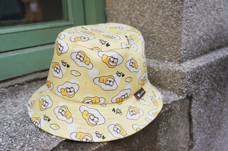 Fadou Fisherman Hat-Fadou Egg Yolk-Goose Yellow - หมวก - เส้นใยสังเคราะห์ สีเหลือง