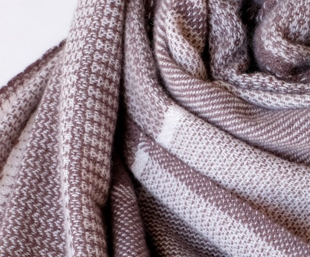 Cashmere 手織りカシミヤ100%ストール【紋華02】 - ショップ Cashmere 手織りカシミヤ100%ストール【紋華02】 - ショップ