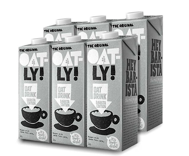 Swedish Oatly] Barista Oat Milk*6pcs - Shop 3VTOWN Milk & Soy Milk - Pinkoi