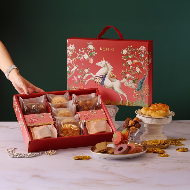 【金格食品】喜耀新春春耀禮盒A款 | 春節禮盒 - 手工餅乾 - 其他材質 多色