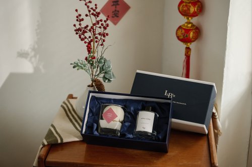 LYBIR x USERWATS 【新春平安禮盒】蘋果精油蠟燭+擴香禮盒組