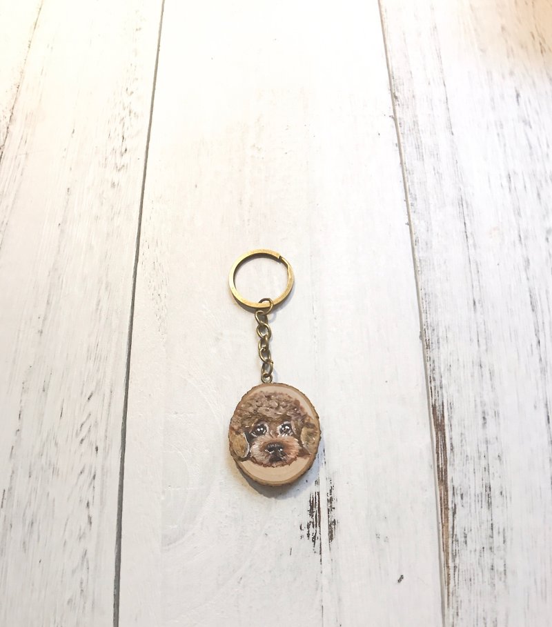 Log key ring 3-4 cm - ที่ห้อยกุญแจ - ไม้ 