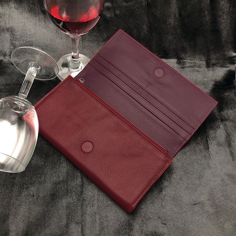 HORA Wallet - Wallets - Genuine Leather Red