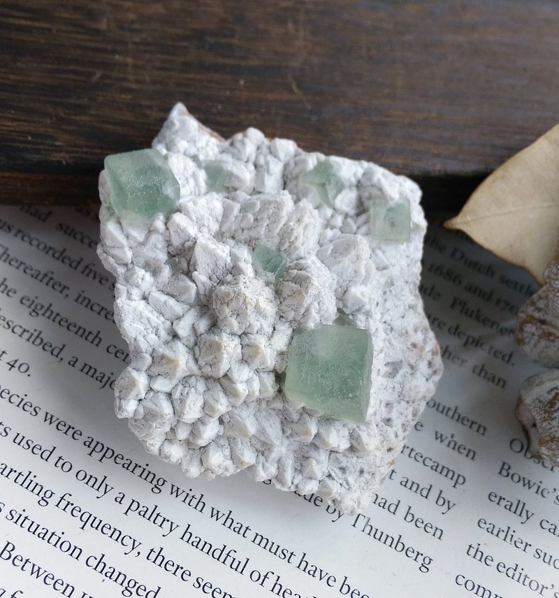 Fluorite 內蒙產地 莫蘭迪綠 綠螢石 天然礦石 原礦 - 擺飾/家飾品 - 其他材質 