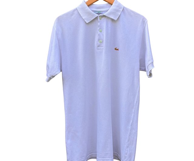 フランス製 LACOSTE ポロシャツ ホワイト フランス製ラコステ ポロシャツ 001 BLANC(ホワイト