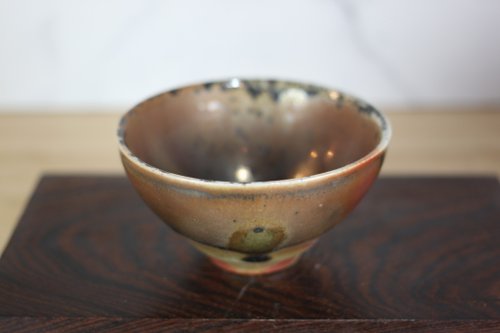 自然釉文創工作室 【送禮好物】120ml 金銀彩 柴燒茶杯 茶碗 鶯歌名家葉敏祥作品