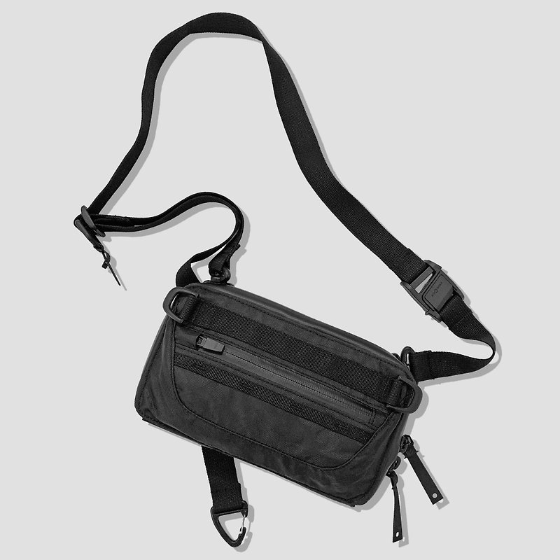 ANNEX CASE II portable long clip - กระเป๋าสตางค์ - ไนลอน สีดำ