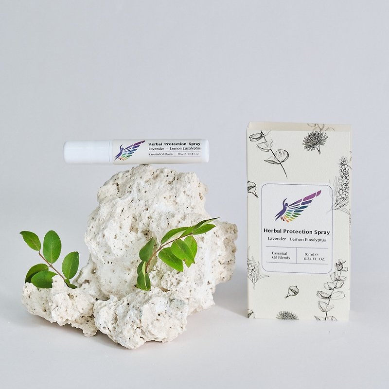 Herbal Protection Spray top herbal essential oil spray - ผลิตภัณฑ์กันยุง - น้ำมันหอม ขาว