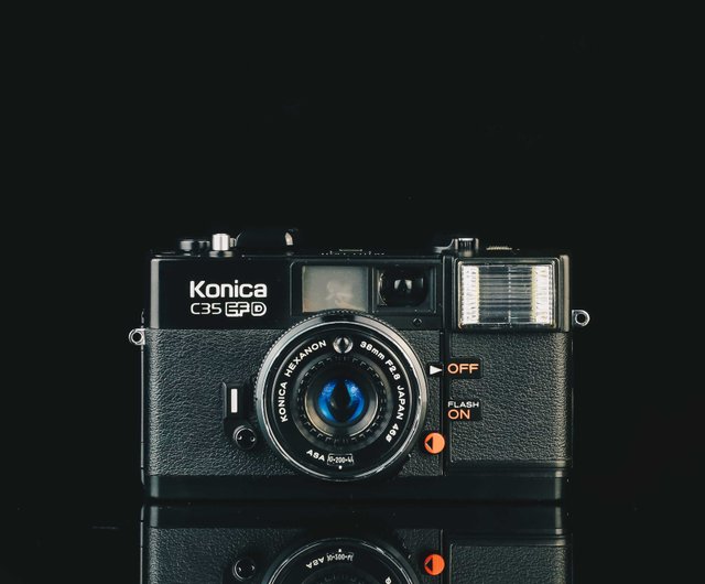 KONICA C35 EF D #4395 #135 film camera - Shop rickphoto Cameras