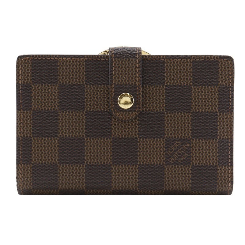 【日本直送】ルイ・ヴィトン LOUIS VUITTON ポルトフォイユヴィエノワ 二つ折り財布  N61674 ダミエ 茶 MI0034 レディース【中古】 - 錢包/皮夾/長短夾 - 人造皮革 咖啡色
