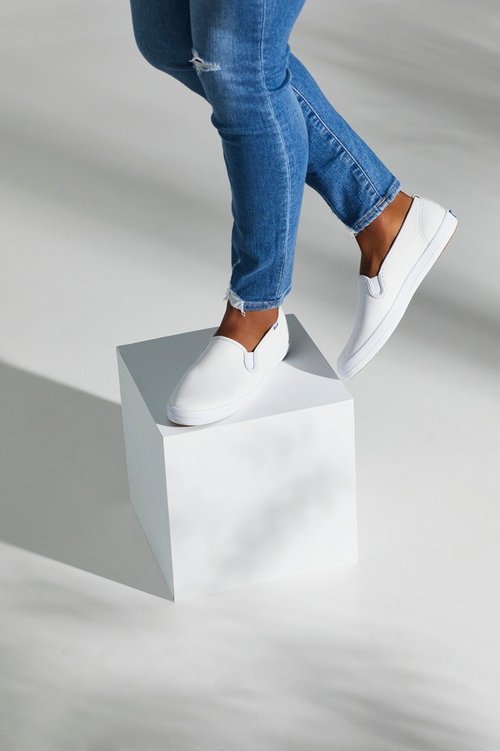 Keds KEDS CHAMPION SLIP LEATHER 經典皮革懶人鞋/小白鞋 WH48600
