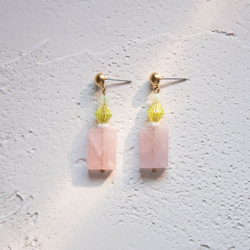 Cosmopolitan Cocktail Earrings - Earrings & Clip-ons - Jade Pink