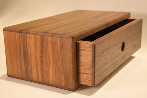 New Product] Semi-hidden single drawer box with lock丨Can be laser engraved  - Shop justwood Storage - Pinkoi