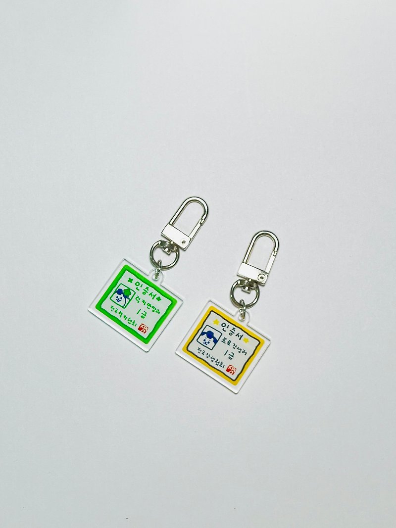 license Keychains - Keychains - Plastic Multicolor