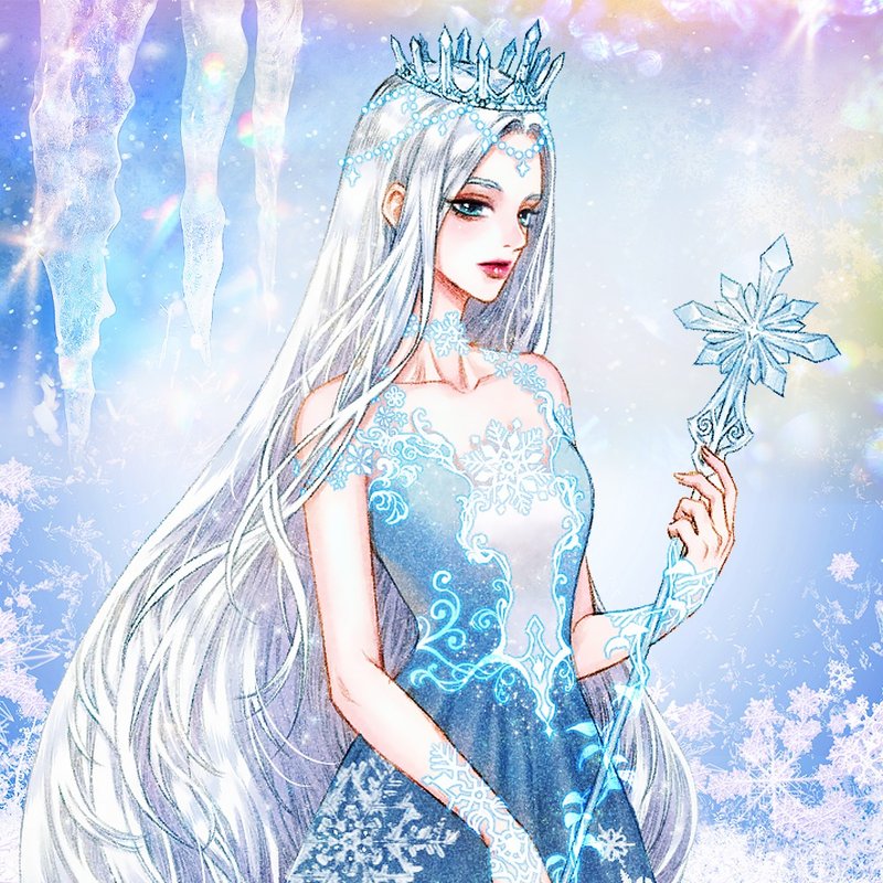 Icicle fairy sticker (8color) - 貼紙 - 紙 
