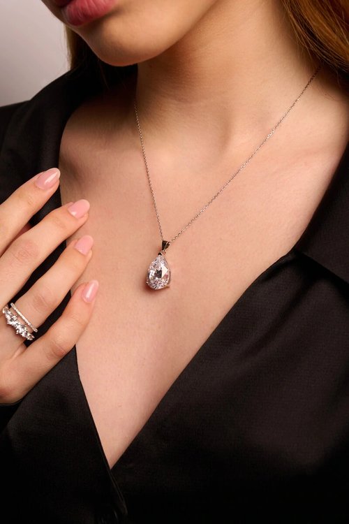 【Hot Sale】【Handmade】Crystal Pure Ice Stone Necklace- 5A Belgian Stone