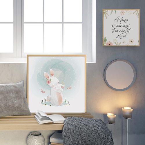 うさぎさん専用　シムシメール　母に抱かれて　絵画 シム・シメール 母に抱かれて | 絵画など美術品の販売と買取