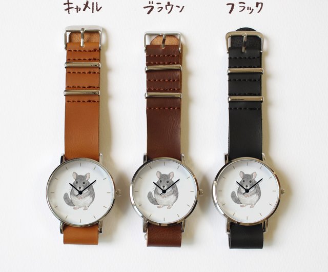 chinchilla watch - Shop tokeiya-bito Women's Watches - Pinkoi