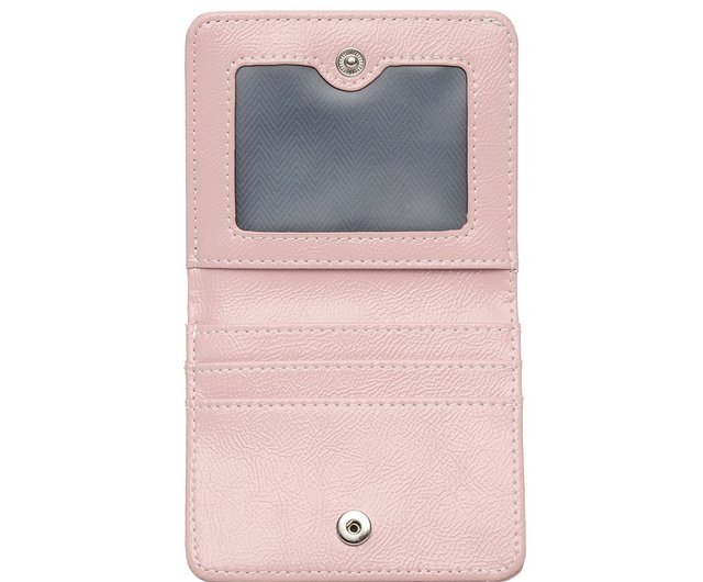★lemasque★ Daisy photo slot half wallet, bill card wallet, Daisy Photo Slot Half Wallet Bill Card Wallet silver - Shop