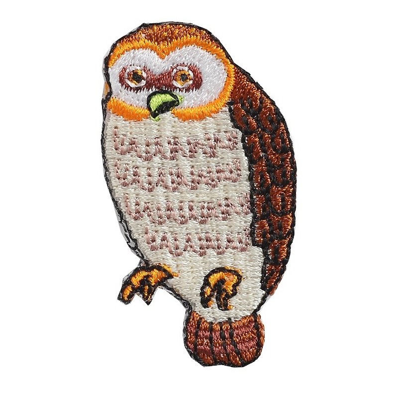 【Jingdong Capital KYO-TO-TO】Flowers and Birds リーズ_Owl (枭) Embroidery - Knitting, Embroidery, Felted Wool & Sewing - Thread Brown