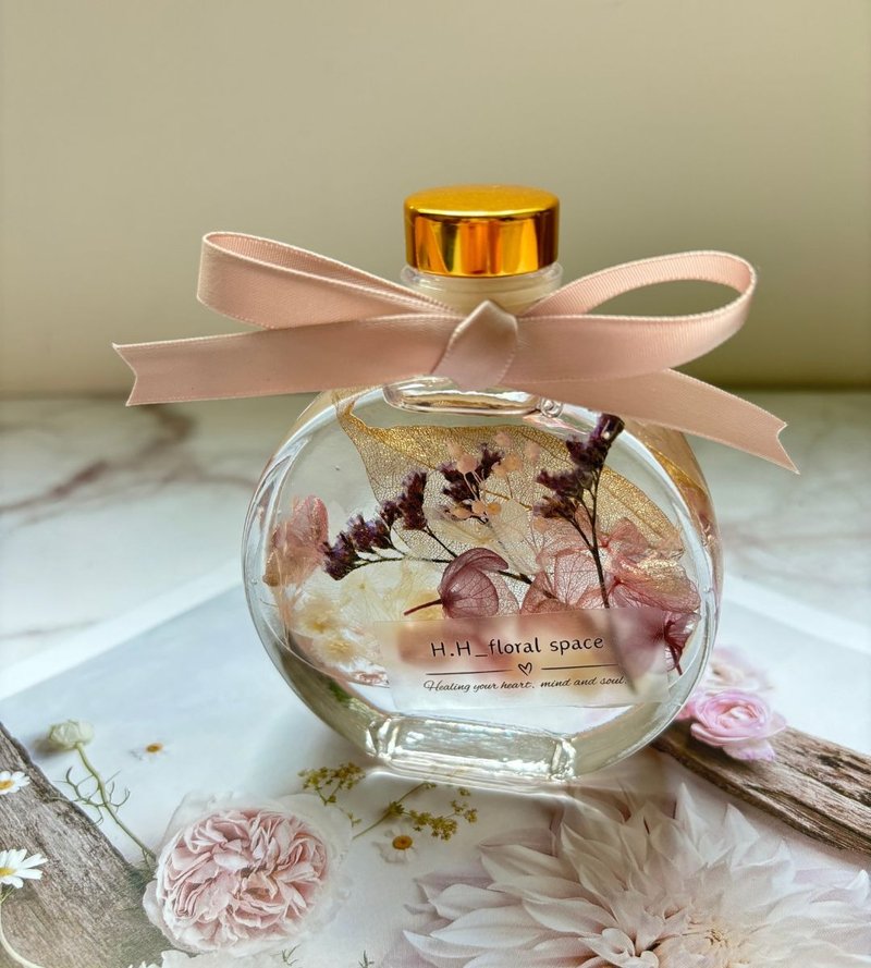 癒心花藝| 高雅紫浮游花  生日禮物/療癒小物/畢業禮物 - 乾燥花/永生花 - 植物．花 