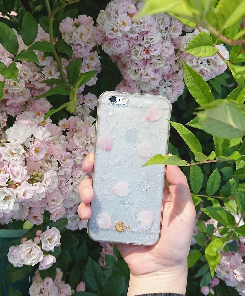 BLUE SKY BLOSSOM - PHONE CASE / CLEAR BLUE - Phone Cases - Plastic Blue