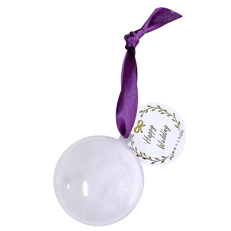 【Mian Guozi】Ball Marshmallow - Elegant Purple (10 pieces/group) - ขนมคบเคี้ยว - พลาสติก 