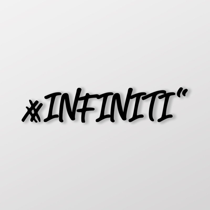 #INFINITI/車貼、貼紙 SunBrother孫氏兄弟 - 貼紙 - 防水材質 