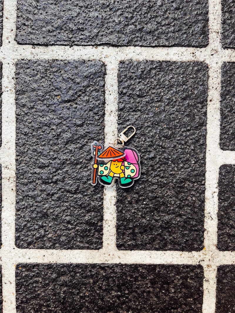 平安回家鑰匙圈 - 鑰匙圈/鑰匙包 - 壓克力 