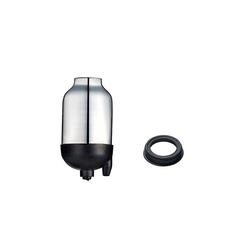 【Stelton】 Woodpecker 0.5L Vacuum Insulated Kettle - Glass Liner - Teapots & Teacups - Glass 
