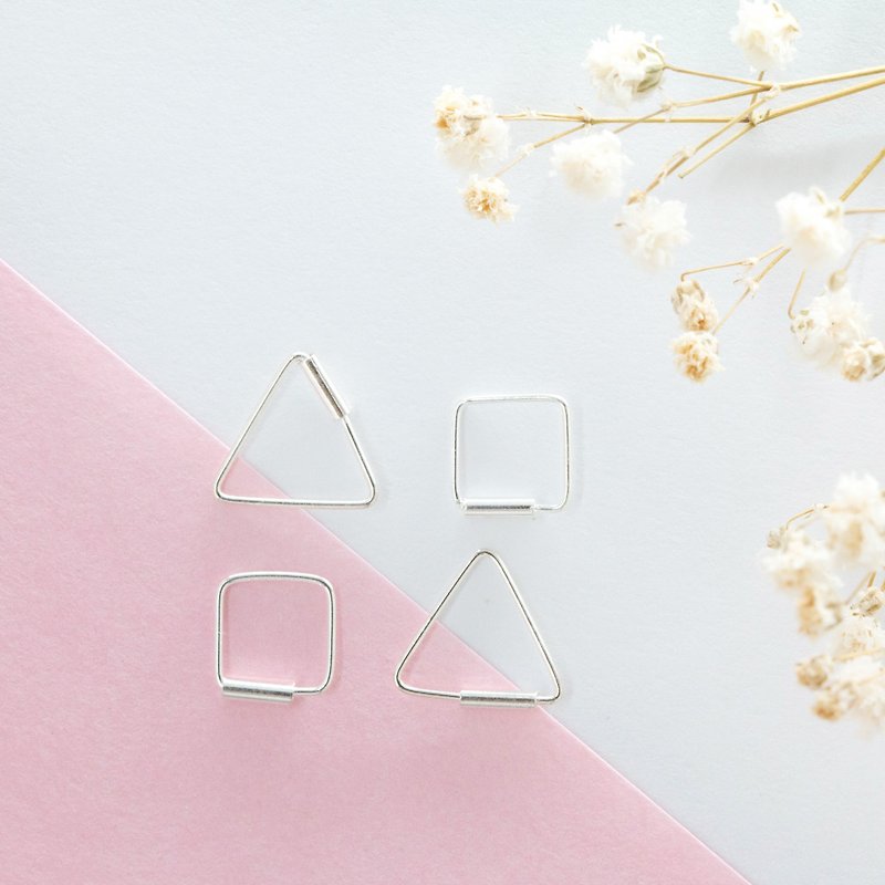 ::Jane::Line 925 Sterling Silver - Earrings & Clip-ons - Other Metals 