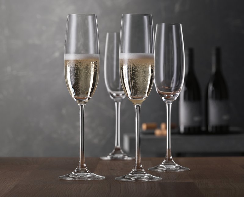 【Spiegelau】 Salute Champagne Glass 210ml-2 set - Bar Glasses & Drinkware - Glass 