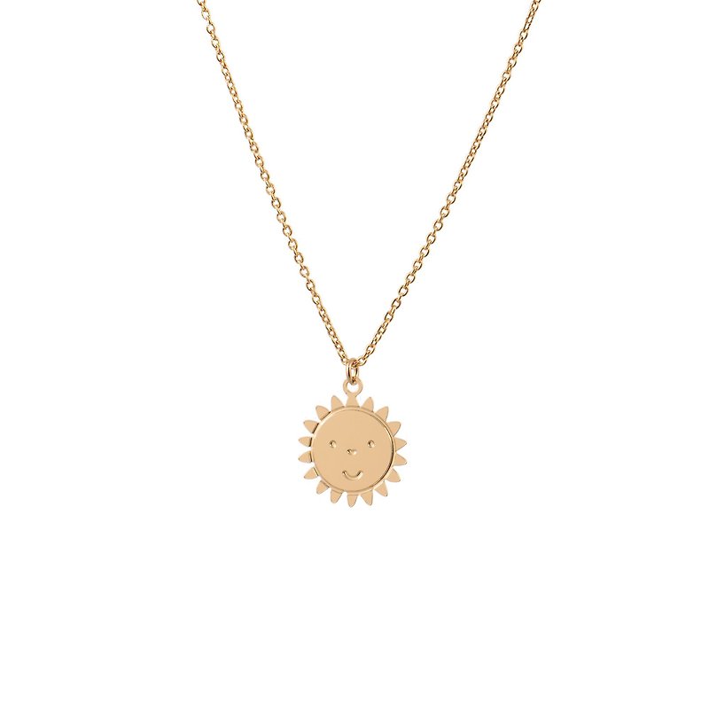Titlee x Miffy Sun Necklace - Necklaces - Copper & Brass Gold