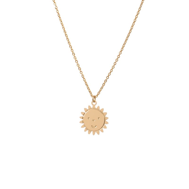 Titlee x Miffy Sun Necklace - Necklaces - Copper & Brass Gold