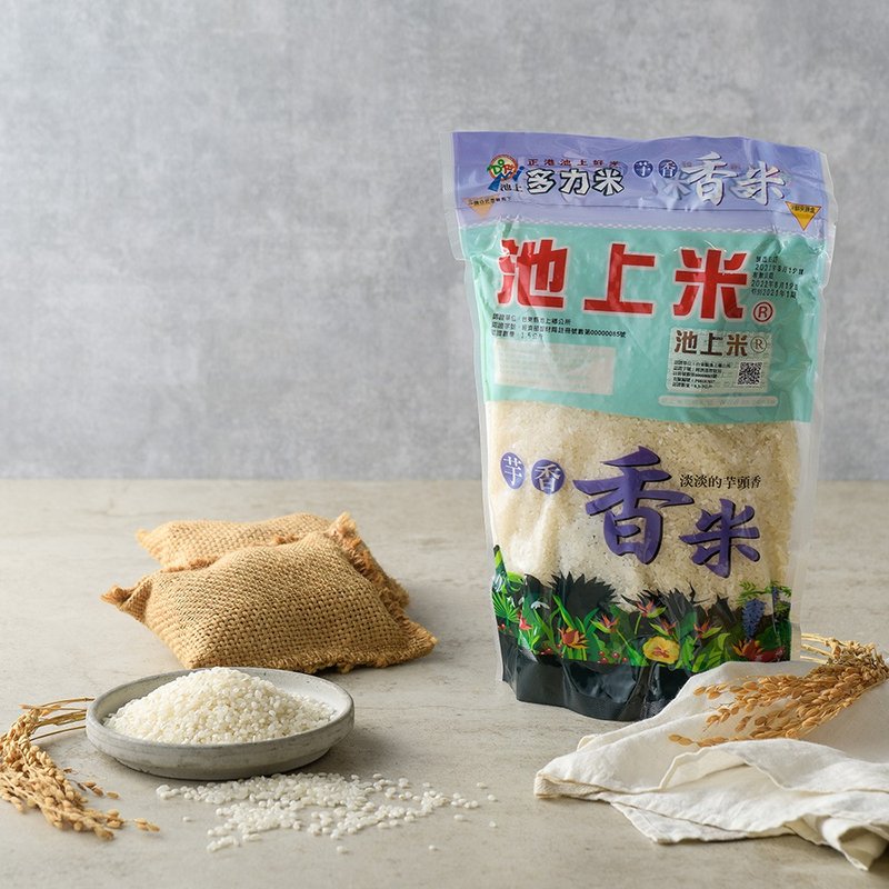【共好糧倉】  池上多力芋香米 1.5kg - 米/五穀雜糧 - 新鮮食材 白色