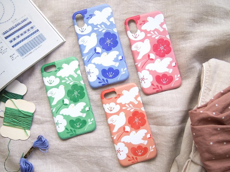 Peace Doves iPhone case 手機殼 เคสนกพิราบ - Phone Cases - Plastic Multicolor