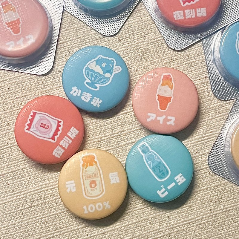 | 昭和雜貨鋪 | 胸章-五款 - 其他 - 其他材質 