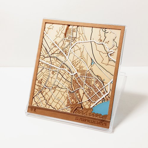 葉子紙業 一方地圖-台東 | 臺灣城市地圖 | 客製化地圖