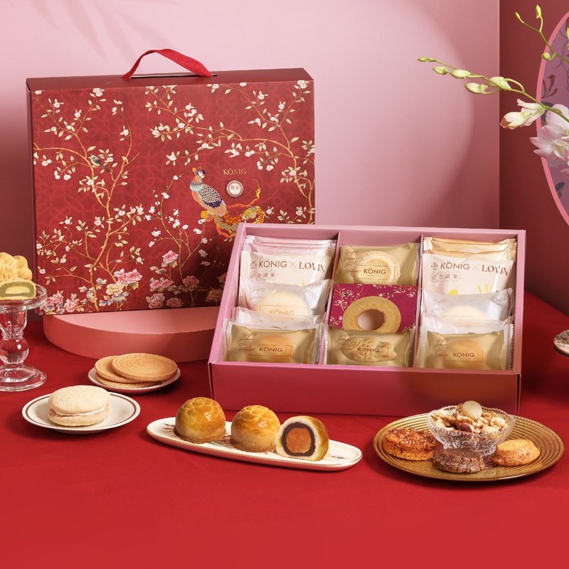 [Jinge Food] Wealth Money Chunyao Gift Type B-Spring Festival Gift Box - เค้กและของหวาน - วัสดุอื่นๆ หลากหลายสี