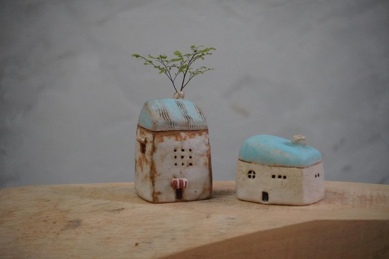 Pottery Handmade-Small Pottery Room-Cottage in the Forest - ของวางตกแต่ง - ดินเผา 