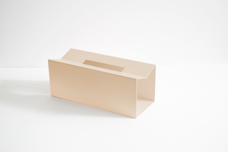 M / tissue box - milk tea - Other Furniture - Other Metals Pink