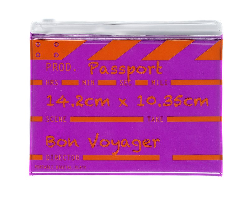 Director clap Classic passport - Purple - ID & Badge Holders - Plastic Purple