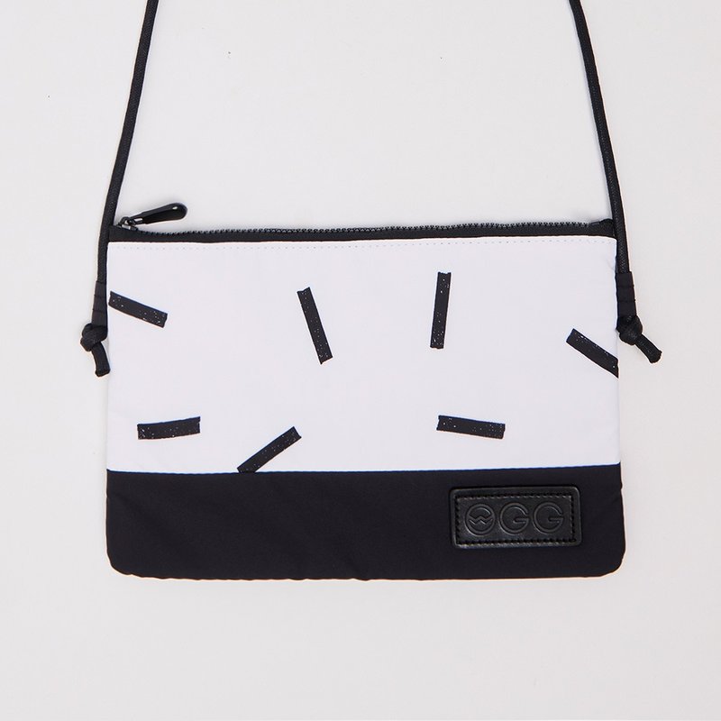 斜小包 | 翹翹板 (外出包 散步包) - 側背包/斜背包 - 聚酯纖維 白色