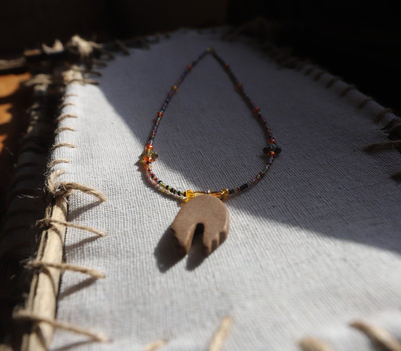 合香馬蹄ネックレス - ネックレス - 寄せ植え・花 