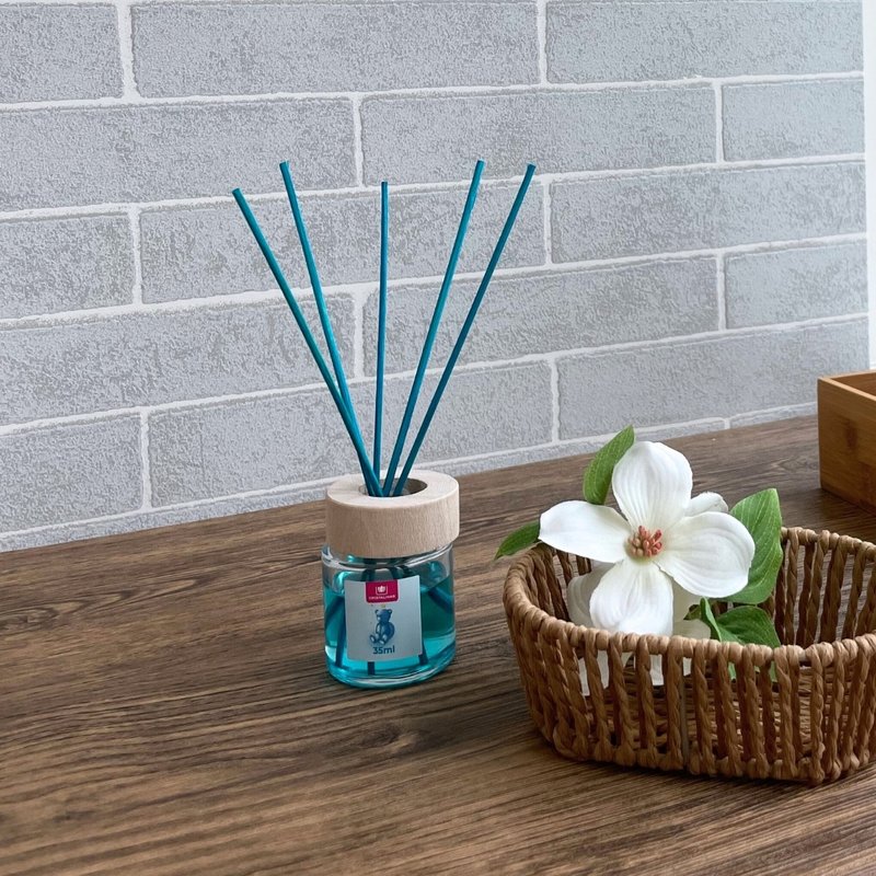 スペイン産クリスタリナス アルコールフリー クラシック ルーム ディフューザー (35ml) - ベビー ケルン - アロマ・線香 - コンセントレート・抽出物 ブルー