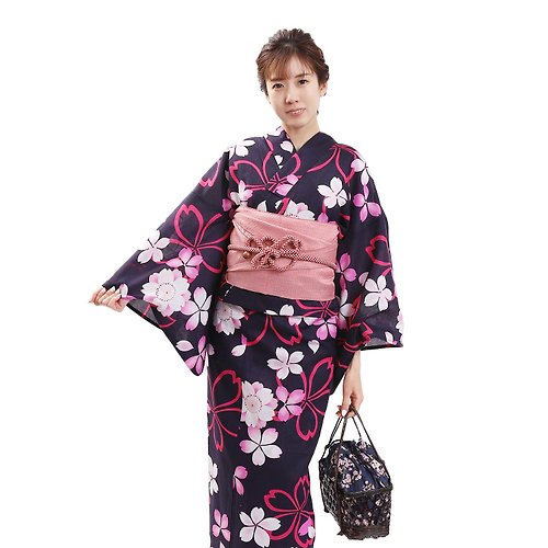 fuukakimono 日本 和服 女性 浴衣 腰帶 2件組 F Size X25-212 yukata