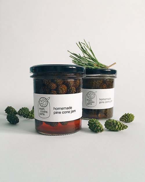 SunnyGift Natural pine cone jam made in Ukraine